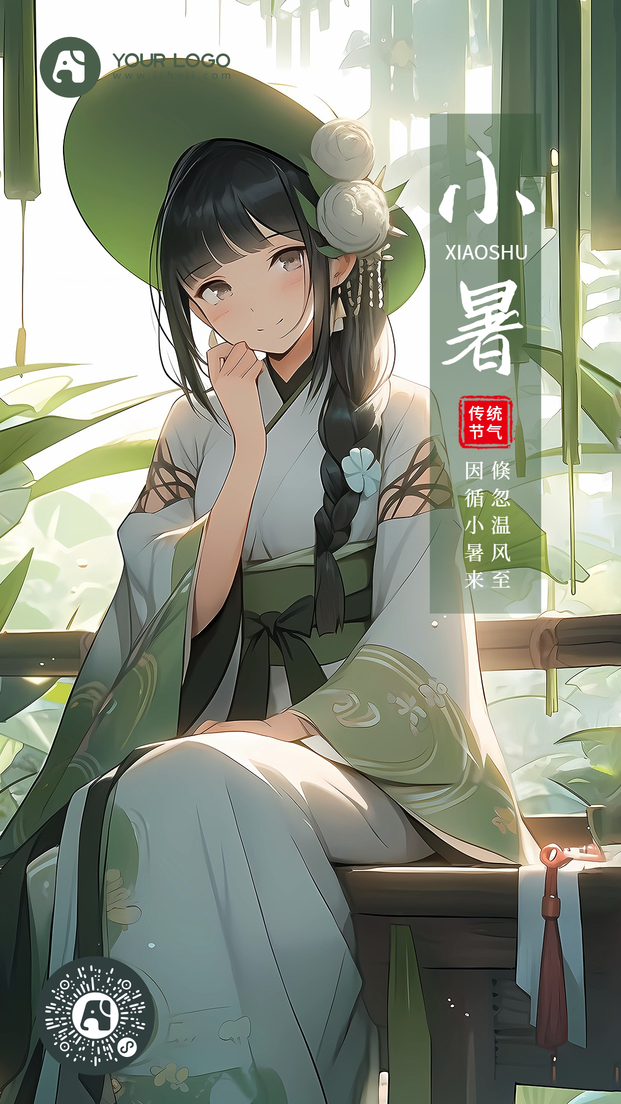 小暑手机海报