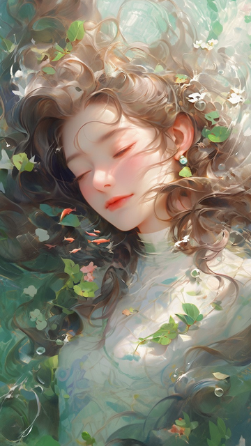 简约人物手机壁纸
