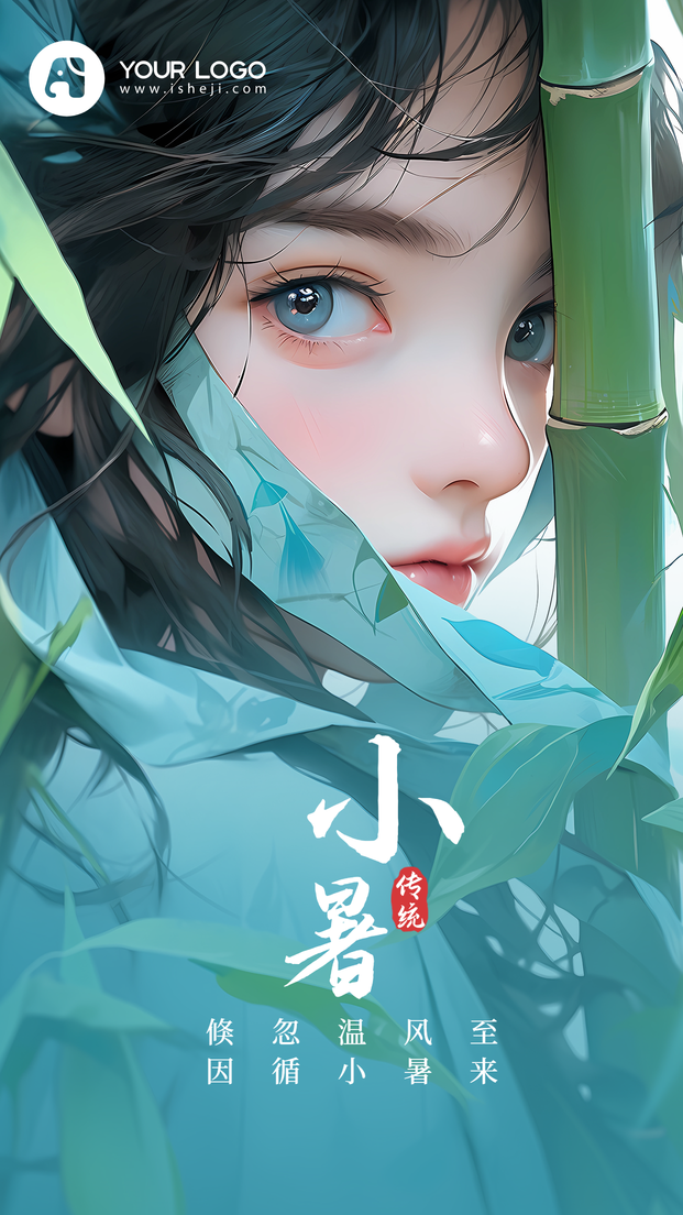 小暑手机海报