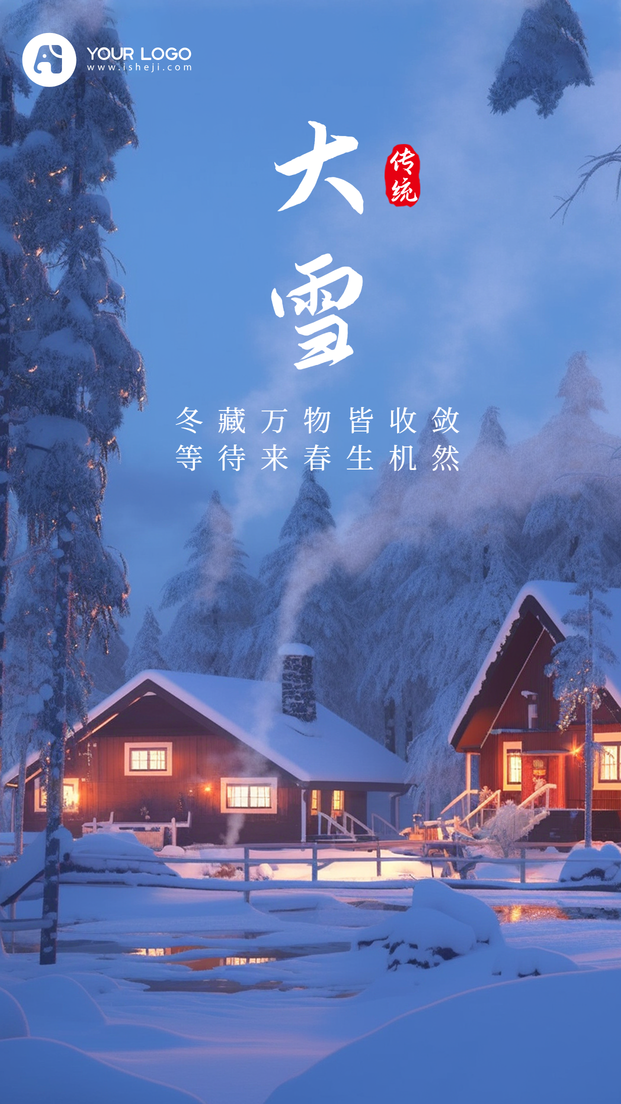 大雪手机海报