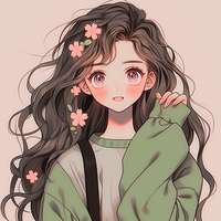 文艺清新插画头像