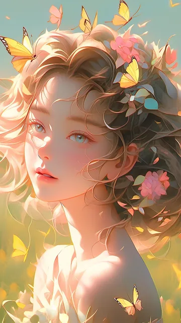 文艺清新女生手机壁纸