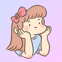 小女孩插画卡通头像