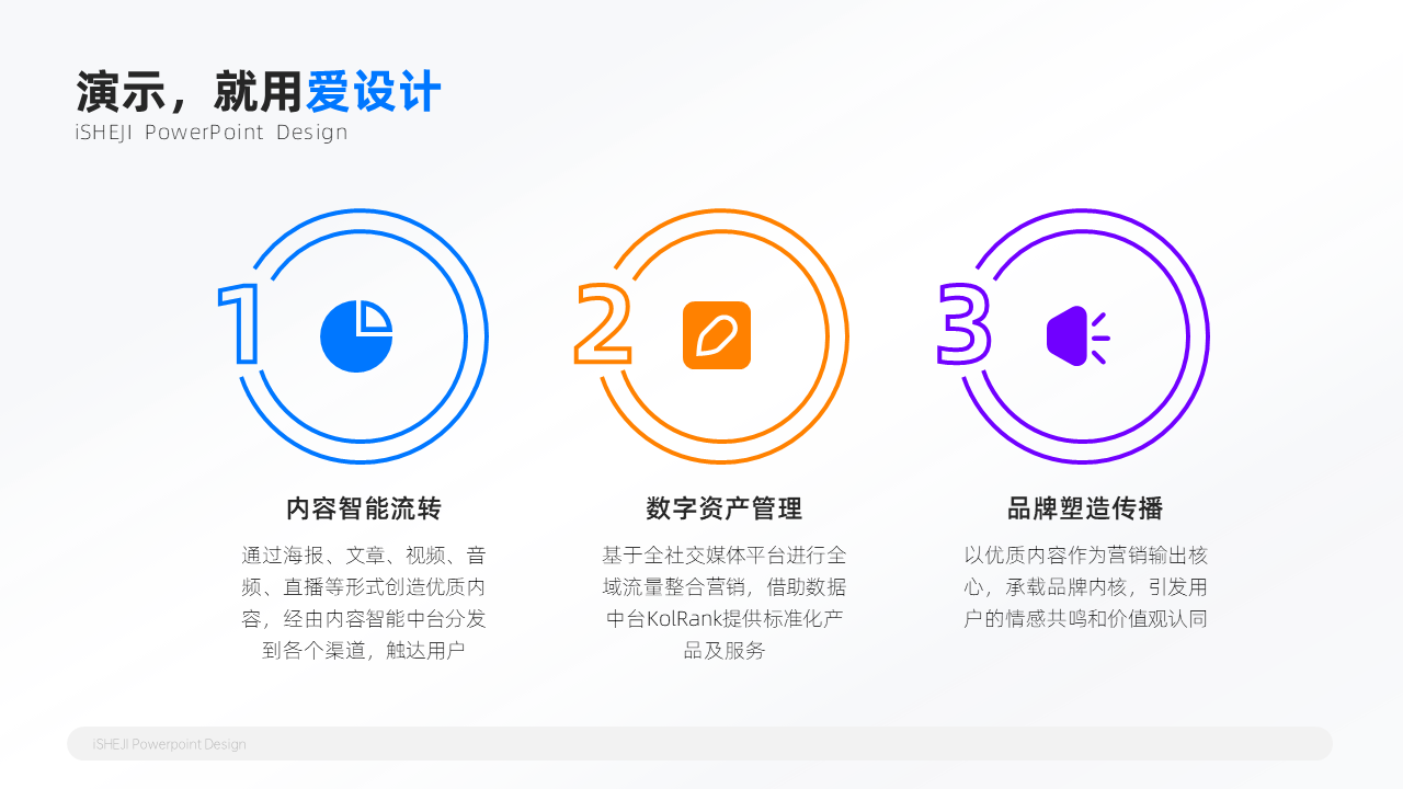 递进关系3项PPT内容页