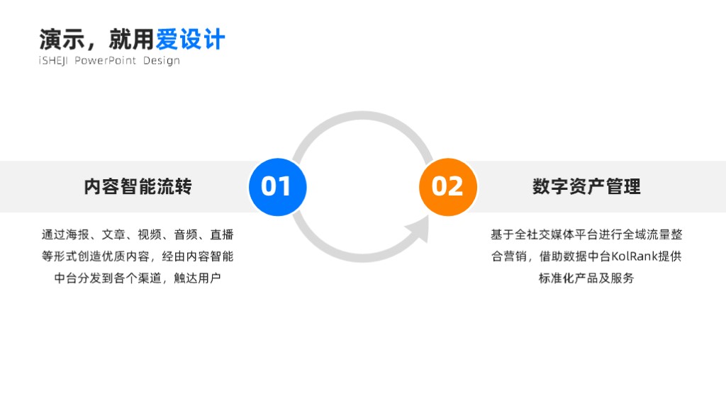 并列关系2项PPT内容页