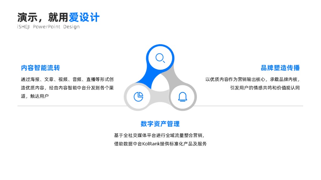 循环关系3项PPT内容页