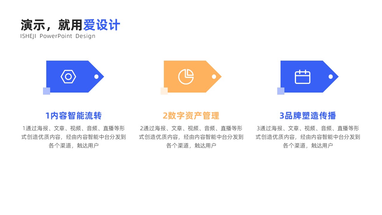 递进关系3项PPT内容页