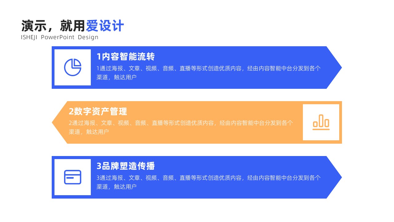 并列关系3项PPT内容页
