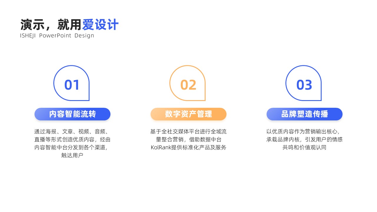 并列关系3项PPT内容页